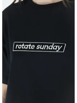 ROTATE BIRGER CHRISTENSEN T-Shirt<T-SHIRT ASTER Nero
