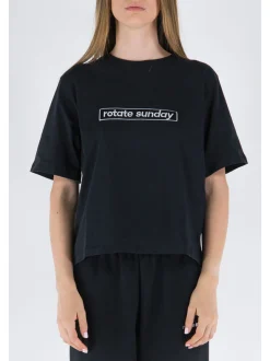ROTATE BIRGER CHRISTENSEN T-Shirt<T-SHIRT ASTER Nero