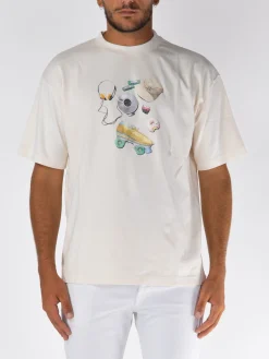 DROLE DE MONSIEUR T-Shirt<T-SHIRT BALADE Bianco
