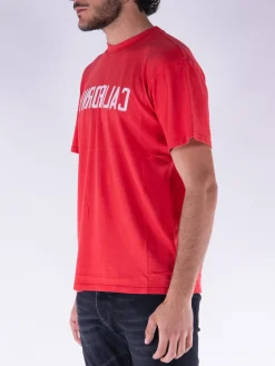 NAHMIAS T-Shirt<T-SHIRT CALIFORNIA Bianco, Rosso