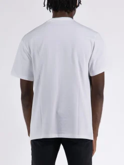 MAISON KITSUNE T-Shirt<T-SHIRT CAMPUS FOX Azzurro, Bianco, Blu