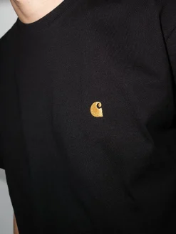 CARHARTT WIP T-Shirt<T-SHIRT CHASE Giallo, Nero
