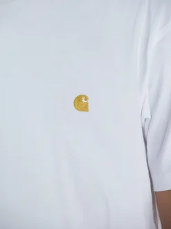 CARHARTT WIP T-Shirt<T-SHIRT CHASE Bianco, Giallo