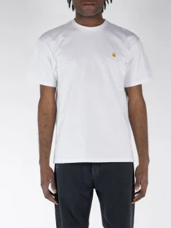 CARHARTT WIP T-Shirt<T-SHIRT CHASE Bianco, Giallo