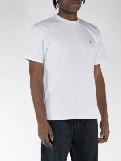 CARHARTT WIP T-Shirt<T-SHIRT CHASE Bianco, Giallo