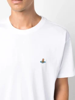 VIVIENNE WESTWOOD. T-Shirt<T-SHIRT CLASSIC ORB Bianco