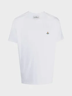 VIVIENNE WESTWOOD. T-Shirt<T-SHIRT CLASSIC ORB Bianco