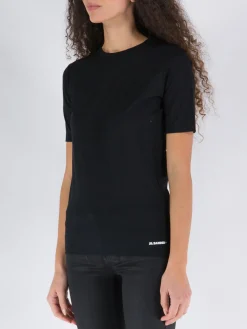 T-Shirt<T-SHIRT CN SS Nero