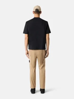 STONE ISLAND T-Shirt<T-SHIRT COMBED ORGANIC COTTON JERSEY Nero