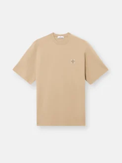 STONE ISLAND T-Shirt<T-SHIRT COMBED ORGANIC COTTON JERSEY Beige