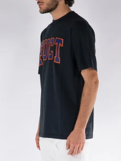 T-Shirt<T-SHIRT CON LOGO Arancione, Blu, Nero