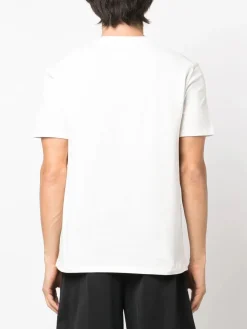 JIL SANDER T-Shirt<T-SHIRT CON LOGO Bianco, Nero
