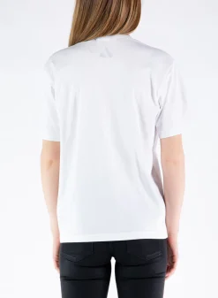 T-Shirt<T-SHIRT CON STAMPA Bianco, Nero