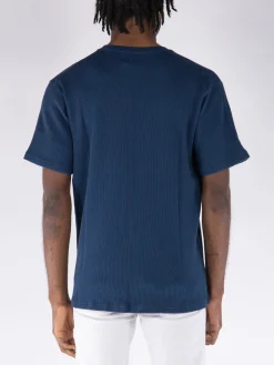 UNIVERSAL WORKS T-Shirt<T-SHIRT CON STAMPA Blu, Giallo