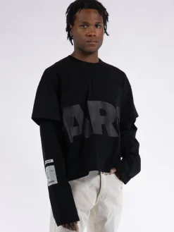 B1ARCHIVE T-Shirt<T-SHIRT CREWNECK UNDERSHIRT Nero