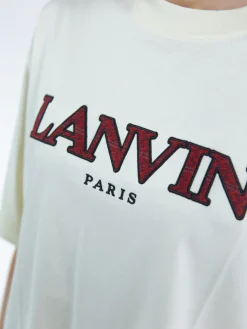 LANVIN T-Shirt<T-SHIRT CURB Beige, Nero, Rosso