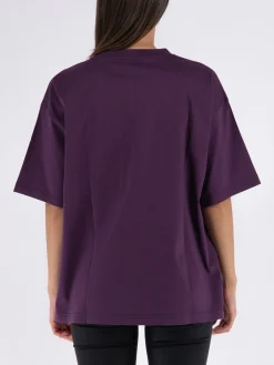 LANVIN T-Shirt<T-SHIRT CURB EMBROIDERED OVERSIZED Viola