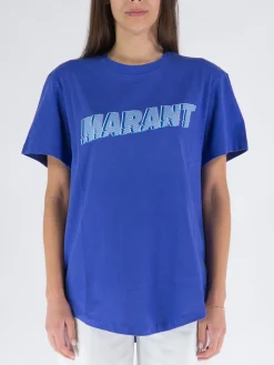 ISABEL MARANT T-Shirt<T-SHIRT EDWIGE Blu