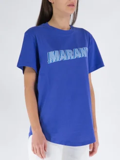 ISABEL MARANT T-Shirt<T-SHIRT EDWIGE Blu