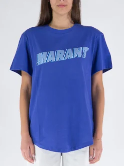 ISABEL MARANT T-Shirt<T-SHIRT EDWIGE Blu