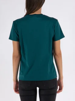 LANVIN T-Shirt<T-SHIRT EMBROIDERED Verde