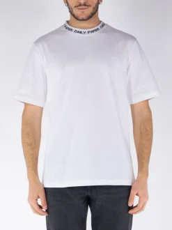 DAILY PAPER T-Shirt<T-SHIRT ERIB Bianco