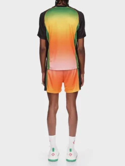 CASABLANCA T-Shirt<T-SHIRT FOOTBALL Arancione, Verde