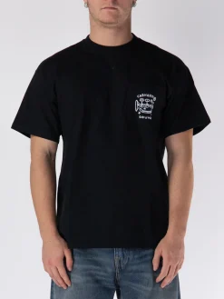 CARHARTT WIP T-Shirt<T-SHIRT FRAGMENTS POCKET Bianco, Nero