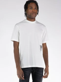 Y-3 T-Shirt<T-SHIRT GFX Bianco, Nero
