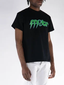 MEMBERS OF THE RAGE T-Shirt<T-SHIRT GIROCOLLO Nero, Verde