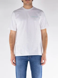 POP TRADING COMPANY T-Shirt<T-SHIRT GIROCOLLO Bianco