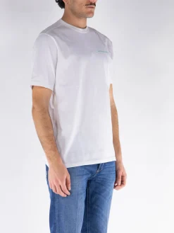 POP TRADING COMPANY T-Shirt<T-SHIRT GIROCOLLO Bianco
