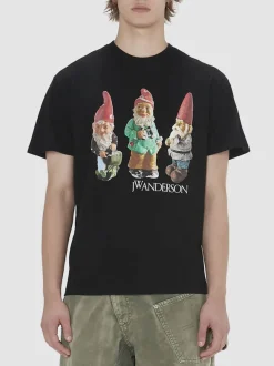 JW ANDERSON T-Shirt<T-SHIRT GNOMO TRIO Nero