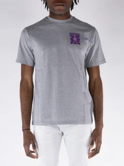 HIKERDELIC T-Shirt<T-SHIRT GREEN MAN S/S Grigio, Rosa, Viola