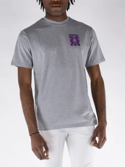 HIKERDELIC T-Shirt<T-SHIRT GREEN MAN S/S Grigio, Rosa, Viola