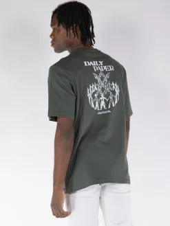 DAILY PAPER T-Shirt<T-SHIRT HAND IN HAND Bianco, Verde