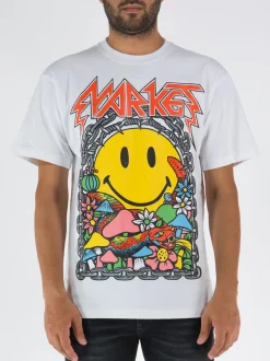 MARKET T-Shirt<T-SHIRT IRON Bianco, Multicolor