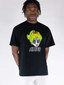 ARIES T-Shirt<T-SHIRT KISS Bianco, Nero, Rosso, Verde, Fluo