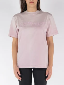 OFF-WHITE T-Shirt<T-SHIRT LAUNDRY CASUAL TEE Rosa