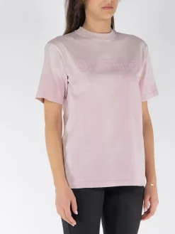 OFF-WHITE T-Shirt<T-SHIRT LAUNDRY CASUAL TEE Rosa