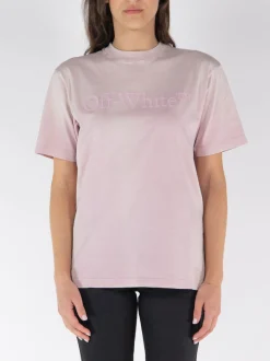 OFF-WHITE T-Shirt<T-SHIRT LAUNDRY CASUAL TEE Rosa