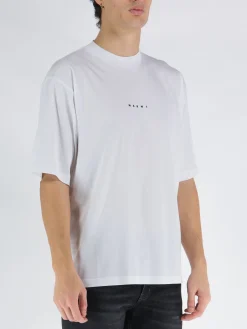 MARNI T-Shirt<T-SHIRT LOGO Bianco