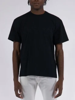 JW ANDERSON T-Shirt<T-SHIRT LOGO EMBROIDERY Nero