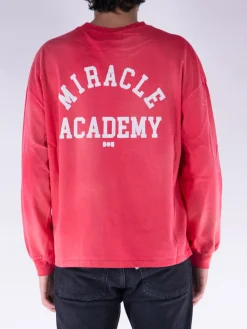 NAHMIAS T-Shirt<T-SHIRT LONGSLEEVE MIRACLE ACADEMY Bianco, Rosso