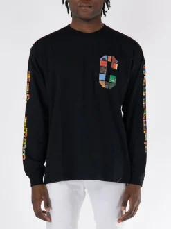 CARHARTT WIP T-Shirt<T-SHIRT LONGSLEVEE MACHINE 89 Arancione, Bianco, Nero, Rosso, Verde
