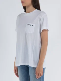 STELLA MCCARTNEY T-Shirt<T-SHIRT LOVE HEART SMC EMBROIDERY TEE Bianco