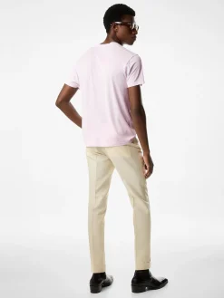 T-Shirt<T-SHIRT LYOCELL COTTON Rosa