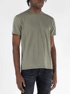 T-Shirt<T-SHIRT LYOCELL COTTON Verde