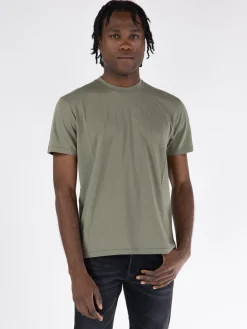 T-Shirt<T-SHIRT LYOCELL COTTON Verde