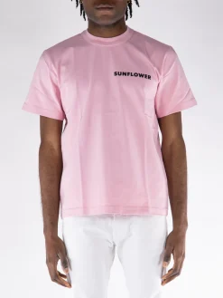 SUNFLOWER T-Shirt<T-SHIRT MASTER LOGO TEE Nero, Rosa